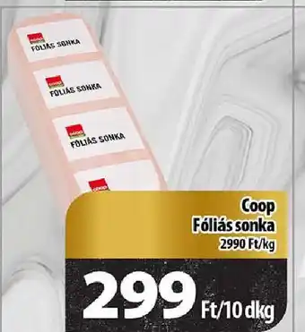 Coop Coop Fóliás sonka 10dkg ajánlat