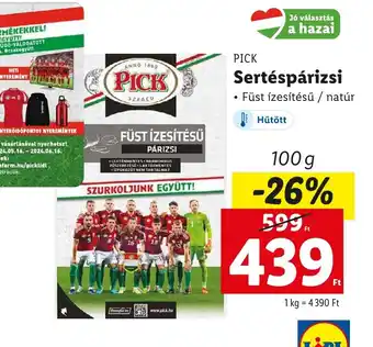 Lidl PICK Sertéspárizsi 100g ajánlat