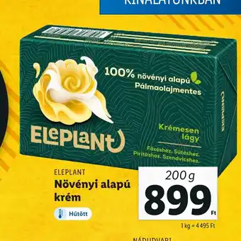 Lidl ELEPLANT Növényi alapú krém 200g ajánlat