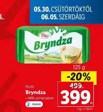 Lidl Pilos Bryndza 125g ajánlat