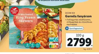 Lidl OCEAN SEA Garnéla fanyárson 320g ajánlat