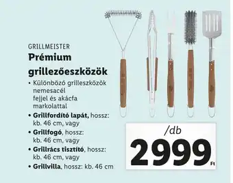Lidl GRILLMEISTER Prémium grillezőeszközök 1db ajánlat