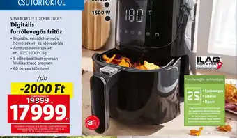 Lidl SILVERCREST® KITCHEN TOOLS Digitális forrólevegős fritőz 1db ajánlat