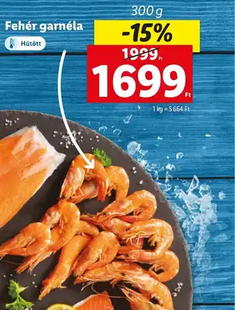 Lidl Fehér garnéla 300g ajánlat