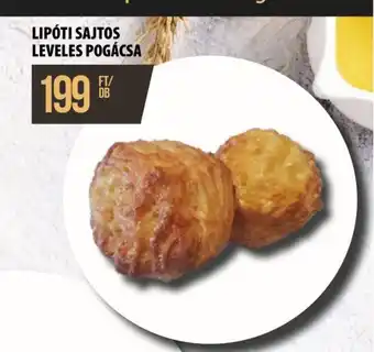 Coop LIPÓTI SAJTOS LEVELES POGÁCSA 1db ajánlat