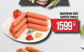 Coop NAGYKUN-HÚS SERTÉS VIRSLI 1kg ajánlat