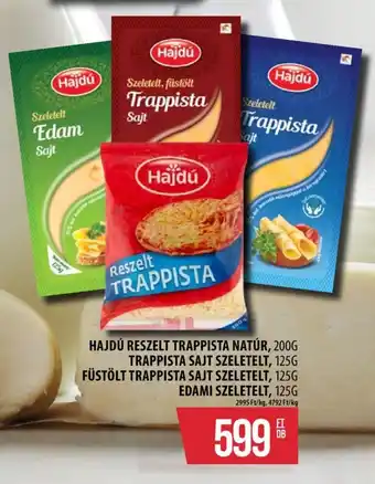 Coop HAJDÚ RESZELT TRAPPISTA NATÚR, 200g ajánlat