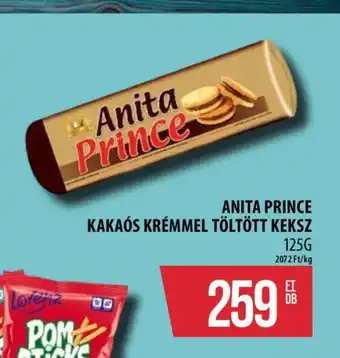 Coop ANITA PRINCE KAKAÓS KRÉMMEL TÖLTÖTT KEKSZ 125g ajánlat