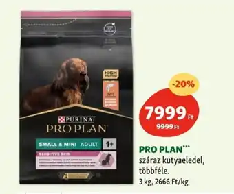 PRO PLAN száraz kutyaeledel