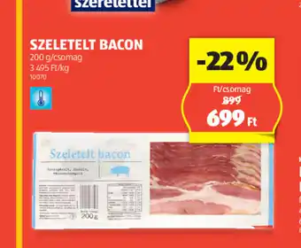 ALDI SZELETELT BACON csomag ajánlat