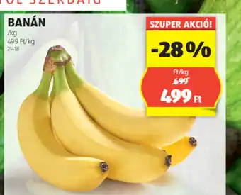 ALDI BANÁN 1kg ajánlat