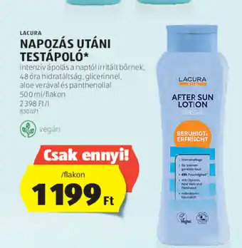 ALDI LACURA NAPOZÁS UTÁNI TESTÁPOLÓ ajánlat