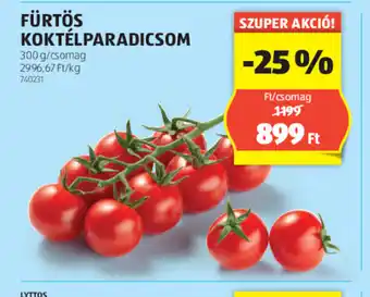 ALDI FÜRTÖS KOKTÉLPARADICSOM 300g ajánlat