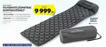 ALDI ADVENTURIDGE FELFÚJHATÓ LÉGMATRAC KEMPINGEZÉSHEZ ajánlat