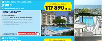 ALDI OLASZ ADRIA / OLASZORSZÁG JESOLO tól ajánlat