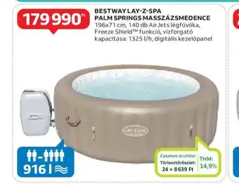 BESTWAY LAY-Z-SPA PALM SPRINGS MASSZÁZSMEDENCE