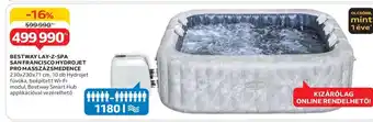 Auchan BESTWAY LAY-Z-SPA SAN FRANCISCO HYDROJET PRO MASSZÁZSMEDENCE ajánlat