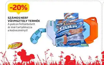 Auchan SZÁMOS NERF VÍZIPISZTOLY TERMÉK ajánlat