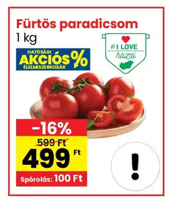 Spar Fürtös paradicsom 1kg ajánlat