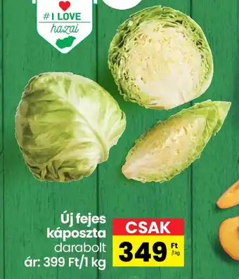 Spar Új fejes káposzta 1kg ajánlat