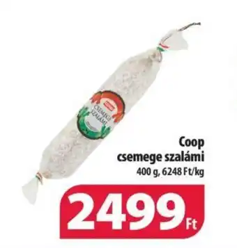 Coop Coop csemege szalámi 400 g, ajánlat