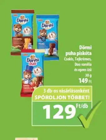 Dörmi puha piskóta 30g