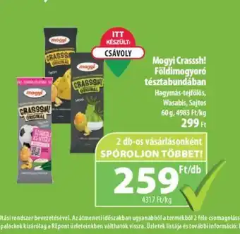 Coop Mogyi Crasssh! Földimogyoró tésztabundában 60g ajánlat