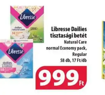 Coop Libresse Dailies tisztasági betét 58db ajánlat