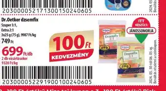 Coop Dr.Oetker dzsemfix 3x25g ajánlat