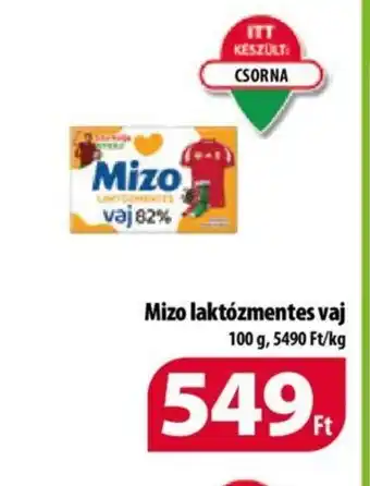 Coop Mizo laktózmentes vaj 100 g ajánlat