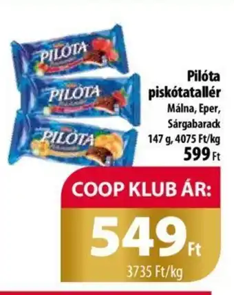 Coop Pilóta piskótatallér 147g ajánlat