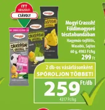 Coop Mogyi Crasssh! Földimogyoró tésztabundában 60g ajánlat