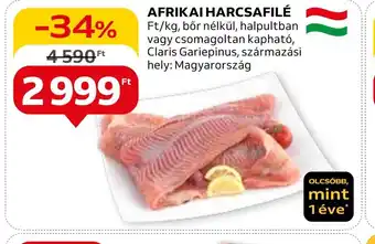 Auchan AFRIKAI HARCSAFILÉ 1kg ajánlat