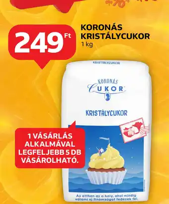 KORONÁS KRISTÁLYCUKOR 1 kg