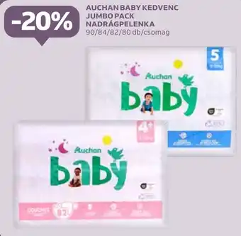 Auchan AUCHAN BABY KEDVENC JUMBO PACK NADRÁGPELENKA ajánlat