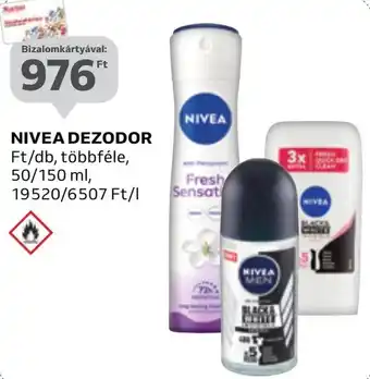 Auchan NIVEA DEZODOR 50-150ml ajánlat