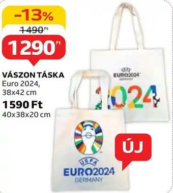 Auchan VÁSZON TÁSKA 38x42cm ajánlat