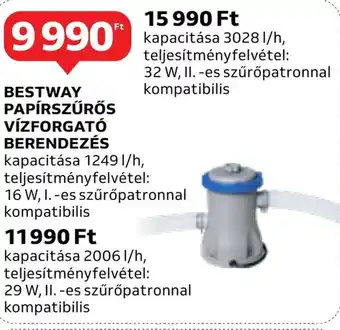 Auchan BESTWAY PAPÍRSZŰRŐS VÍZFORGATÓ BERENDEZÉS ajánlat