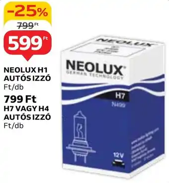 NEOLUX H1 AUTÓS IZZÓ