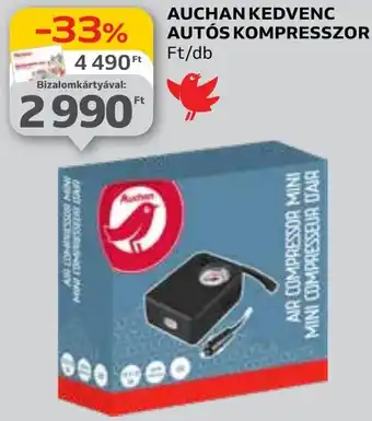 Auchan AUCHAN KEDVENC AUTÓS KOMPRESSZOR ajánlat