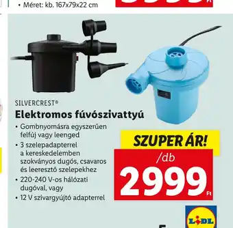 Lidl SILVERCREST® Elektromos fúvószivattyú 1db ajánlat