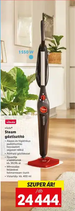 Lidl Vileda® Steam gőztisztító 1db ajánlat