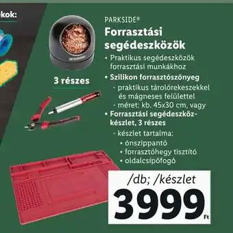 Lidl PARKSIDE® Forrasztási segédeszközök 1db /készlet ajánlat