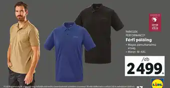 Lidl PARKSIDE PERFORMANCE® Férfi pólóing 1db ajánlat