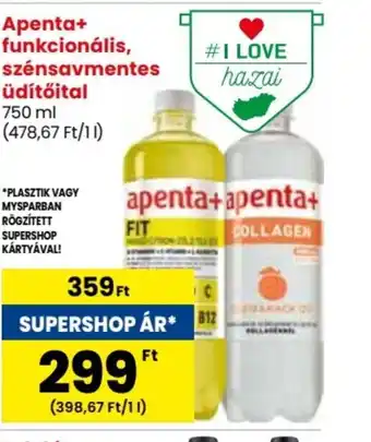 Spar Apenta+ funkcionális, szénsavmentes üdítőital 750ml ajánlat