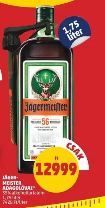 PENNY Jägermeister 1,75l ajánlat