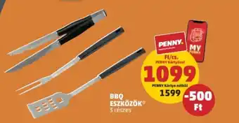 PENNY BBQ ESZKÖZÖK 3 részes ajánlat