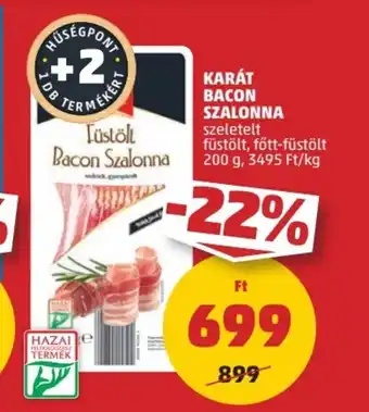 PENNY KARÁT BACON SZALONNA 200g ajánlat