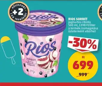 PENNY RIOS SORBET 500ml ajánlat