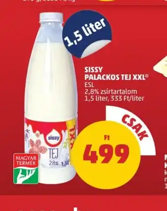 PENNY SISSY PALACKOS TEJ XXL 1,5l ajánlat